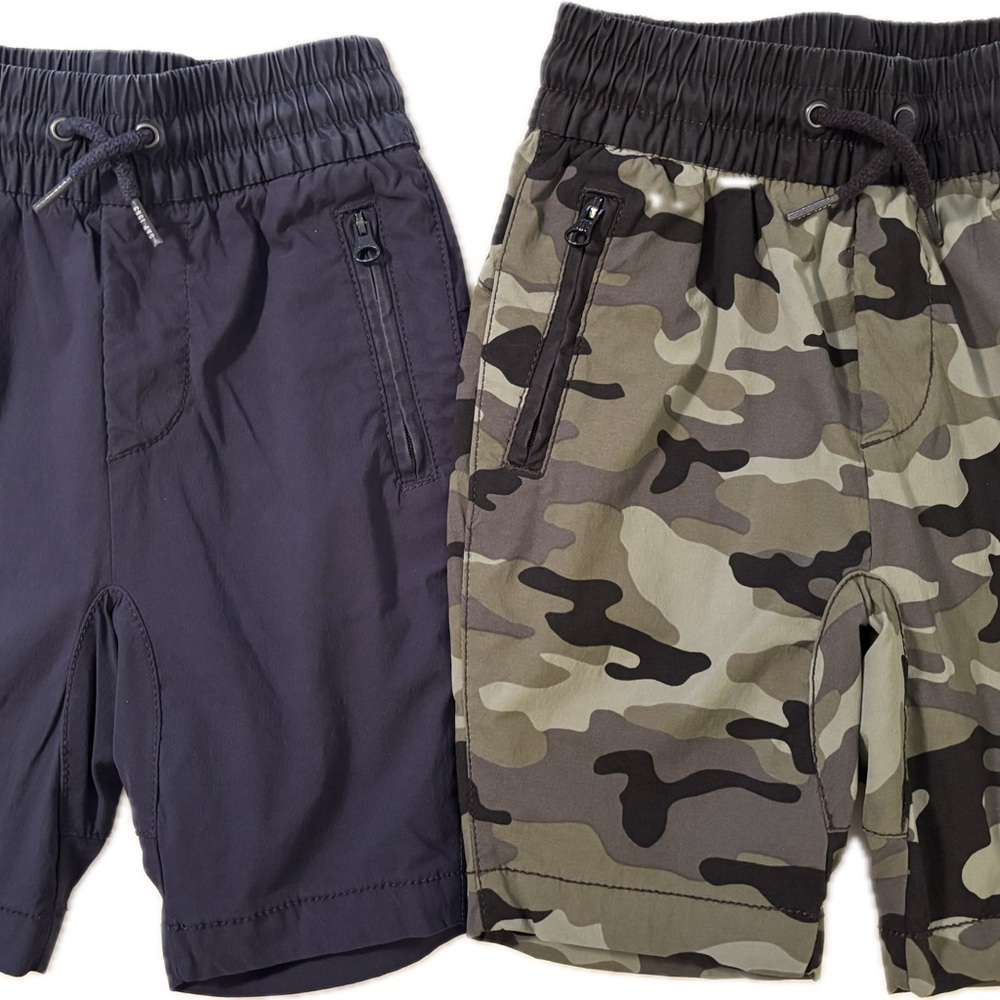 Kids Gap Camouflage and Navy Shorts